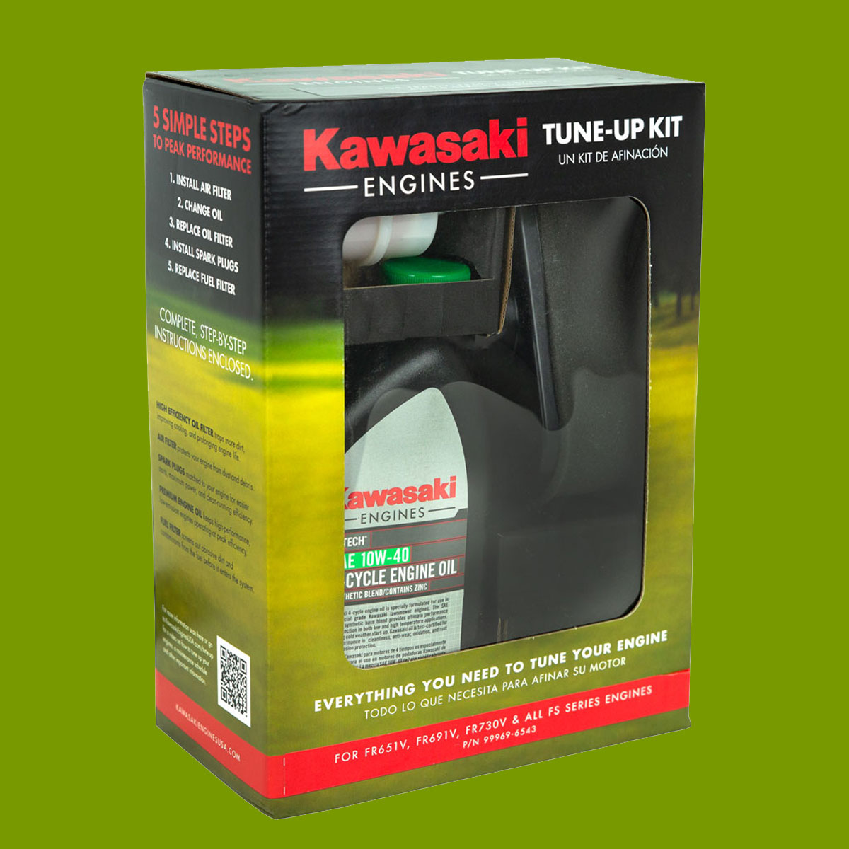 (image for) Kawasaki Genuine Premium Quality Engine Service Kit FR541V, FR600V, FR651V, 99969-6189A, 99969-6189B, 99969-6344, 99969-6372